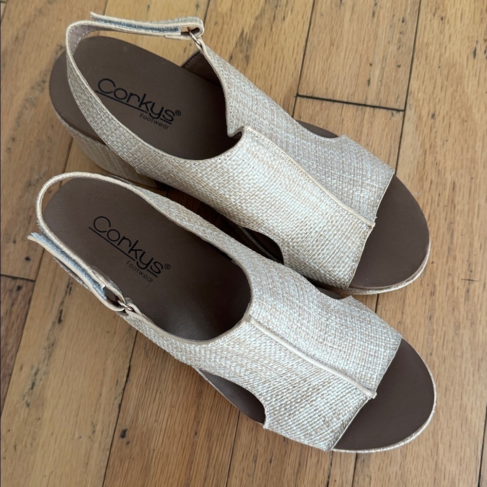 Corkys | Volta II Wedge Sandle | New Without Box | size 7